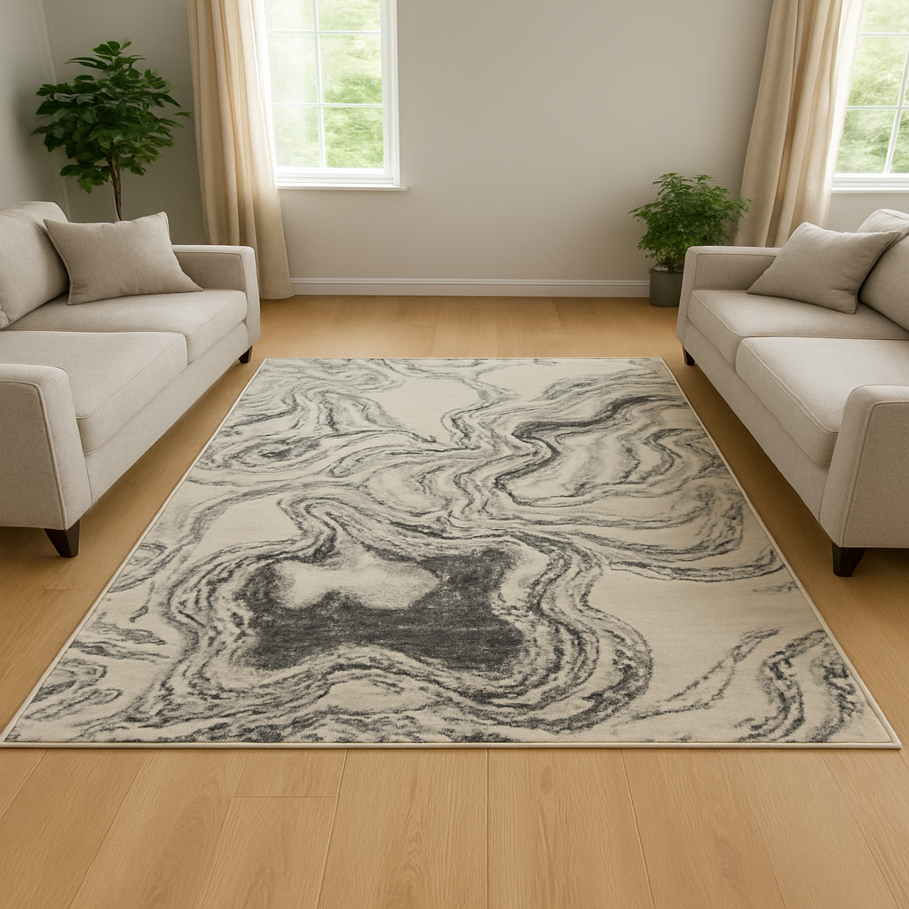 Marble Shimmer Rug | Luxury Contemporary Rug UK | Platinum Collection
